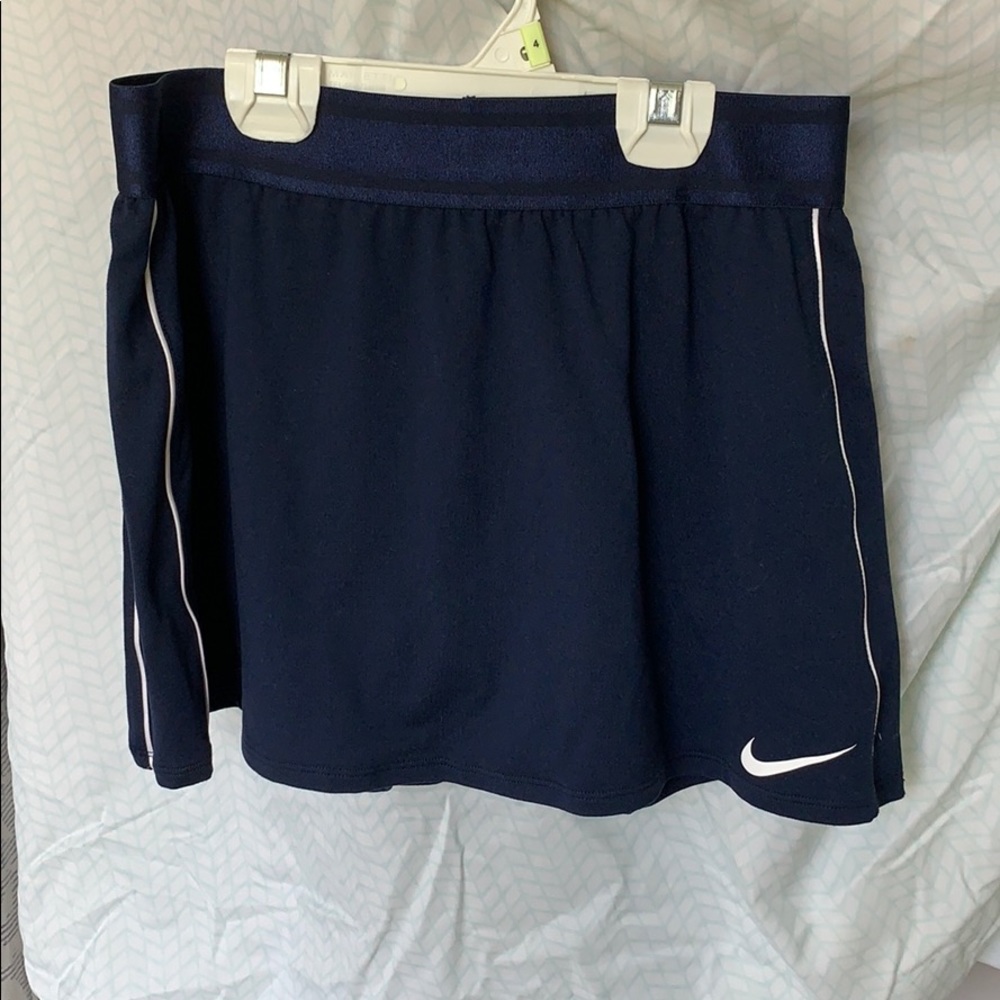 Navy Nike court Tennis Skirt